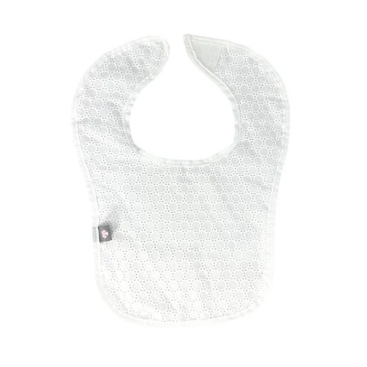 Eyelet Bib | White