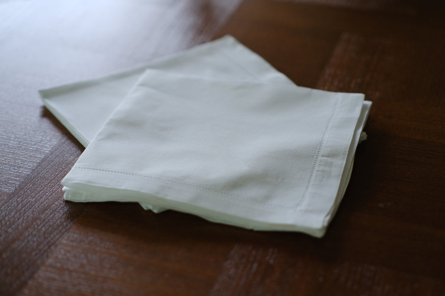 Classic Hemstitched Dinner Napkins