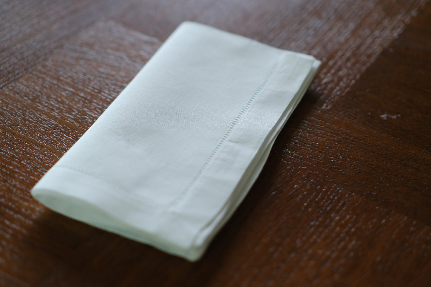 Classic Hemstitched Dinner Napkins