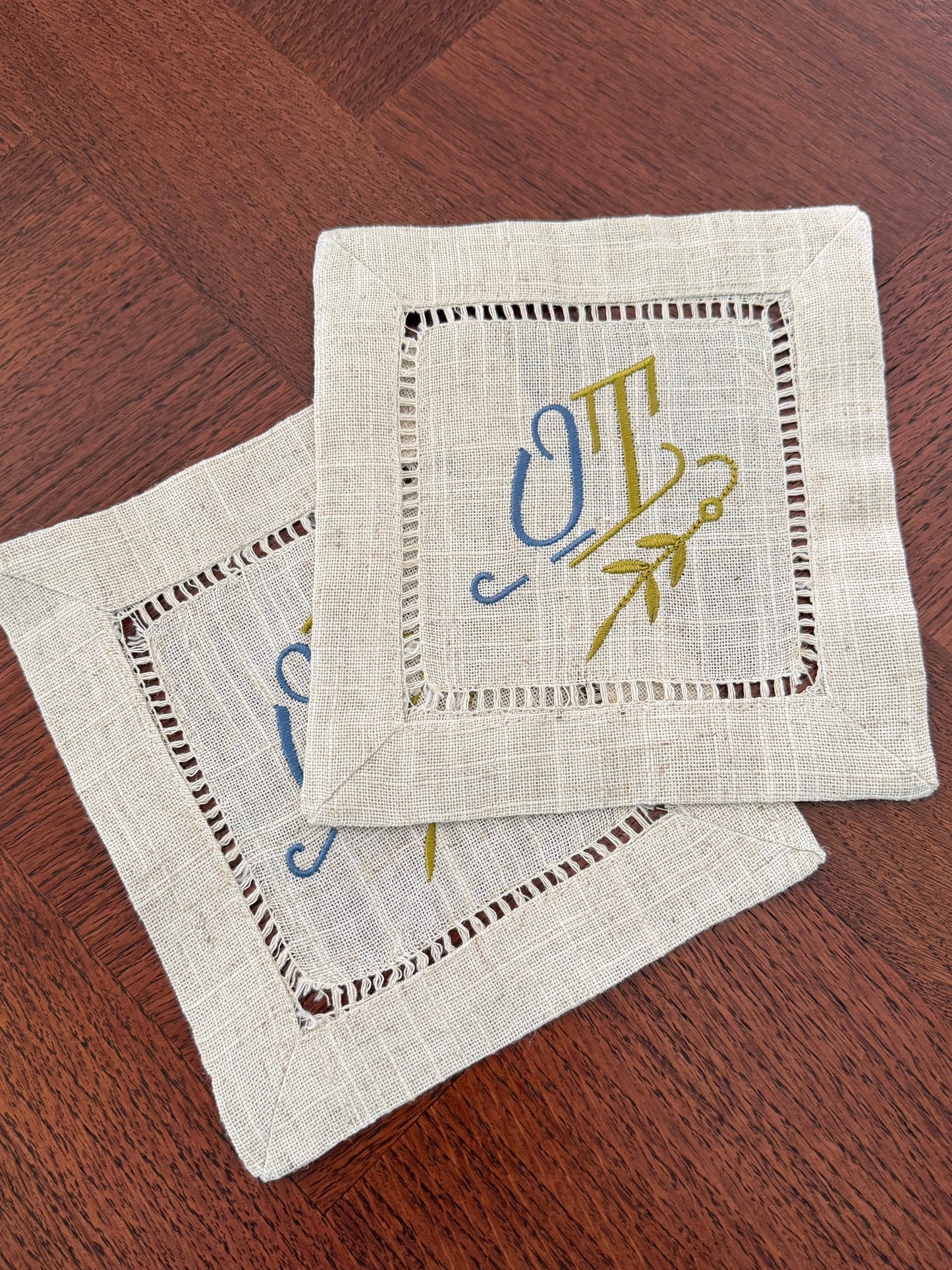 Toscana Hemstitched Cocktail Napkins